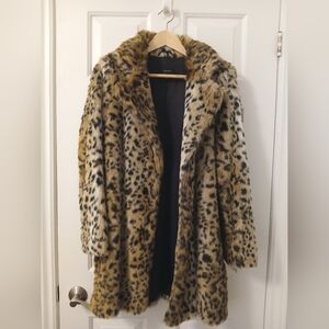 Talula Leopard Fur Coat